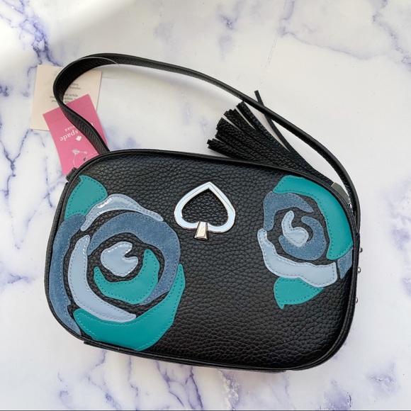Kate Spade ♠️ Floral Camera Bag Crossbody - Picture 1 of 7
